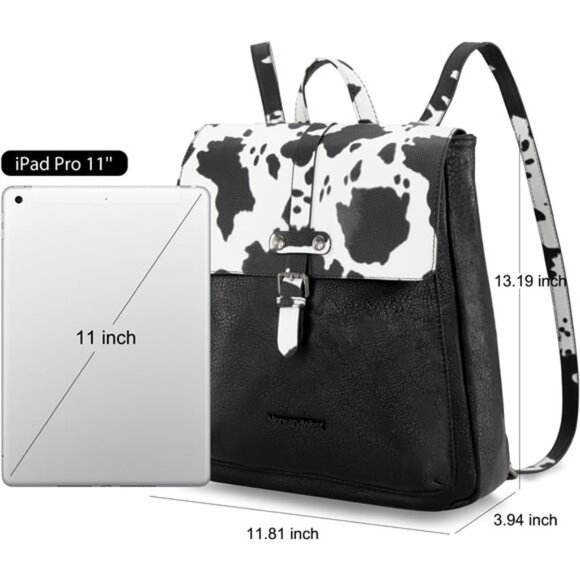 Womens Medium Backpack Convertible Cow main image 6